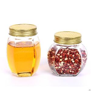 honey glass jar