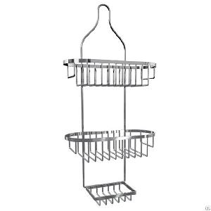 Metal Shower Caddy With Soap Dish