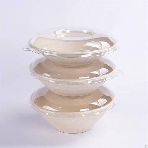 sugarcane round bowl pet lid