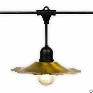 ce listed e27 10 suspended socket outdoor commercial weatherproof string light