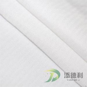Cotton Herringbone Bleached Fabric
