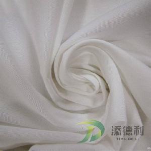 cotton twill bleached fabric