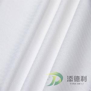 Polyester Herringbone Bleached Fabric