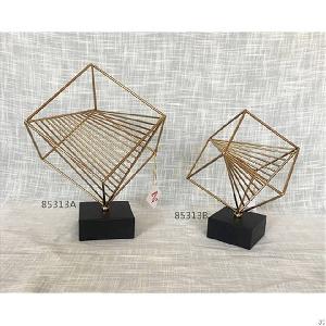 Hot Sale Golden Metal Square Home Decoration