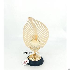 Hot Sale Metal Leaf Shape Candle Holder For Home Decoration