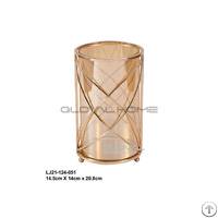 round shape table metal candle holder dinner
