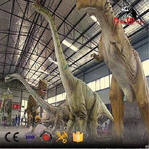 factory animatronic dinosaur simulation