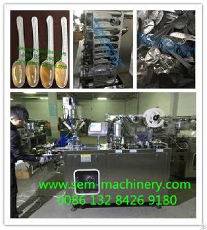 spoon shape honey chocolate blister packing machine