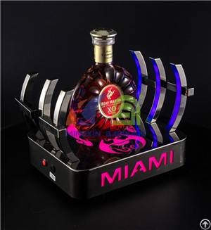 Beijing Opera Mask Bottle Glorifier Led Bottle Presenter For Nightclub