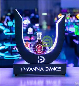 U Shape Bottle Glorifier Led Bottle Presenter For Nightclub