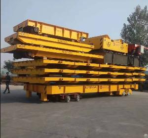 construction machinery steel plate cargo rail track trolley