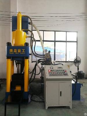 metal chip briquetting press