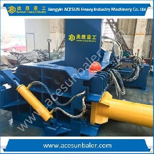 scrap metal baler machine