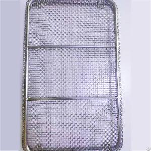 Square Round Edge Flat Mesh Basket