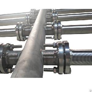 ss wedge wire screen hub lateral tank