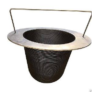 wedge wire screen basket