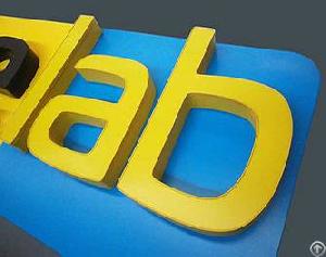 channel letter sign aluminum trim cap