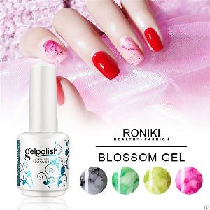 roniki blooming gel nail painting