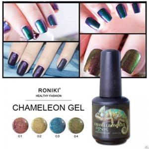 roniki chameleon gel nail art