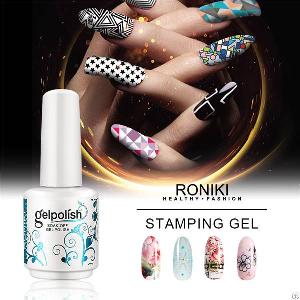 Roniki Stamping Gel, Nail Art Gel