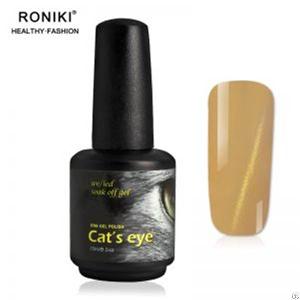 roniki uv pink cat eye gel
