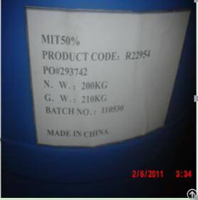 2 methyl 4 isothiazolin 3 mit