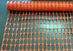orange mesh safety fence