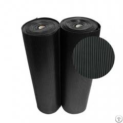 anti slip fine ribbed rubber sheet