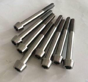 Titanium Alloy Bolts 6al4v Grade5 Hexagon Socket Tapered Head Cap Screws