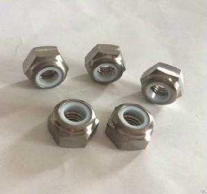 titanium alloy locking nylon hexagon nut din985 6al4v grade 5