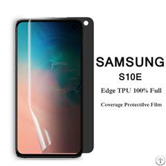 privacy tpu film screen protector samsung s10