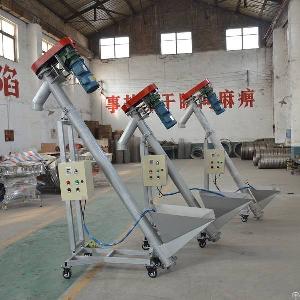 Small Pelletizer Line Vertical Lifting Flexible Screw Feeder Vibrating Spiral Elevator Conveyor