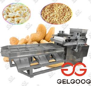 200kg h cashew peanut cutting machine