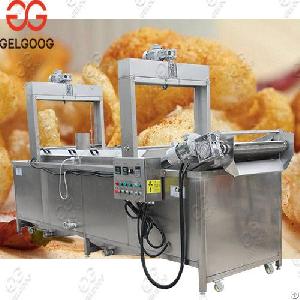 pork skin frying machine