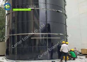 Glass Fused To Steel Anaerobic Digestion Tank Used To Generate Biogas