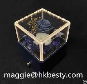 Beautiful Flower Jewellery Box With Led Lighting