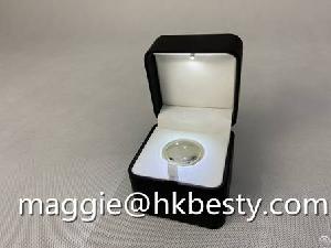 Jewellery Box Ring Led Light Jewelry Box With Magnifier