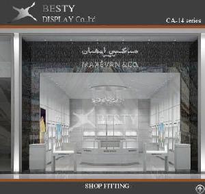 Luxury Design Jewelry Display Cases / Showcase For Jewellery Store