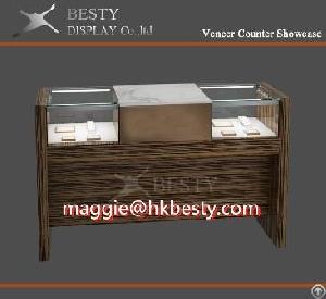 Luxury Veneer Counter Showcase