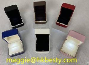 Plastic Jewelry Led Light Ring Box Jewellery Boxes With Light