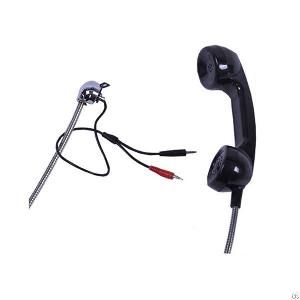 Retro Corded Armored Cord Usb Telephone Handset