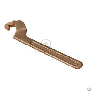 Non-sparking Adjustable Hook Wrench No1104