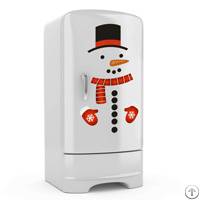 diy fridge sticker snowman supplier