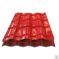 glazed prepainted steel roof sheet ppgi step tile