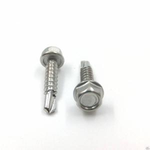 Ss304 / 316 Roofing Hex Self Drilling Screw