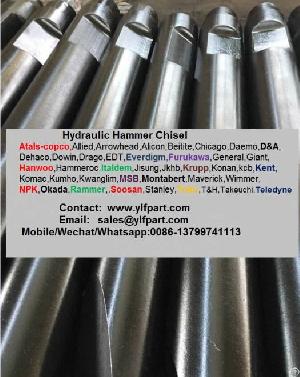 Furukawa Hydraulic Breaker Fxj375 Moil Point 002408 250010 Rod Flat 250020 Wedge 250030