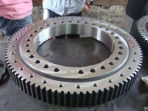 Four Point Contact Slewing Bearing For Mini Excavator Supplier 231.20.0400.013 , Size504x304x56mm