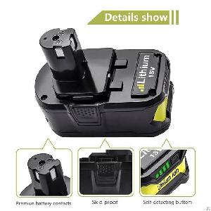 Replacement 18v 5ah Lithium Battery For Ryobi 18l50 P104 P105 P102 P103 P107 P108 P109 P236