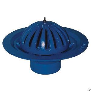 Ductile Iron Full-flow 180 Degrees Vertical Roof Outlet Center Bolt