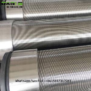 Deep Well Drilling Continuous Slot Wire Wrapped Well Screens